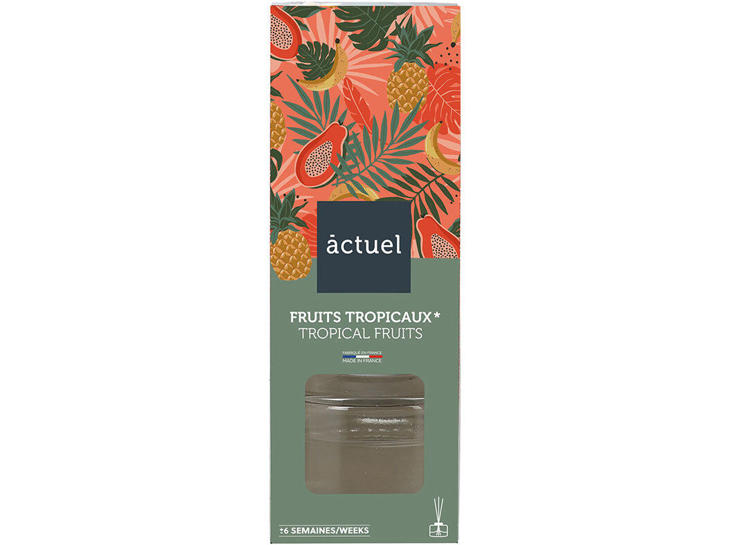 DIFUSOR MIKADO ACTUEL FRUTOS TROPICAIS 90ML image number 0