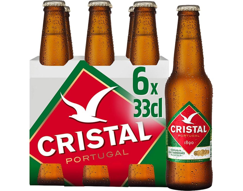 CERVEJA CRISTAL COM &Aacute;LCOOL 6X0.33L image number 0