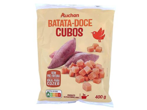 BATATA AUCHAN DOCE CUBOS 400G image number 0
