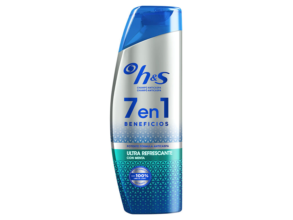 CHAMPO H&S 7EM1 ULTRA REFRESCANTE 300ML image number 1