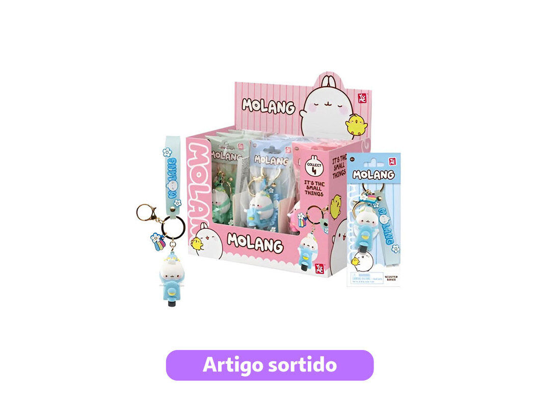 PORTA- CHAVES YU ME MOLANG SCOOTER CORES SORTIDAS