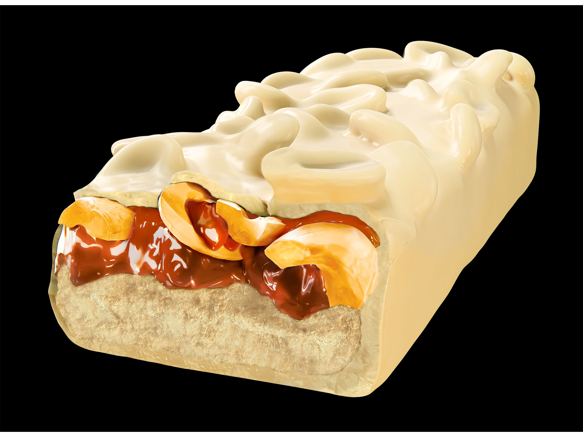 BARRA PROTEICA BILLION PROZIS AMENDOIM E CHOC. BRANCO 65G image number 1