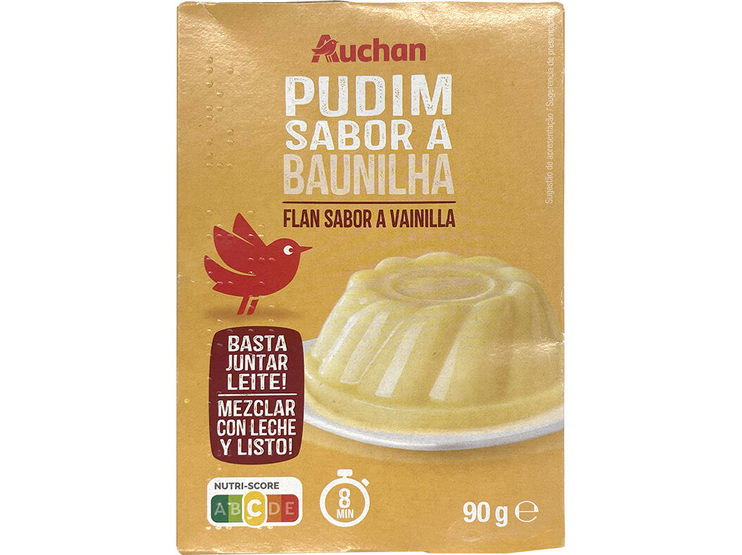 PUDIM AUCHAN SABOR BAUNILHA 90G image number 0