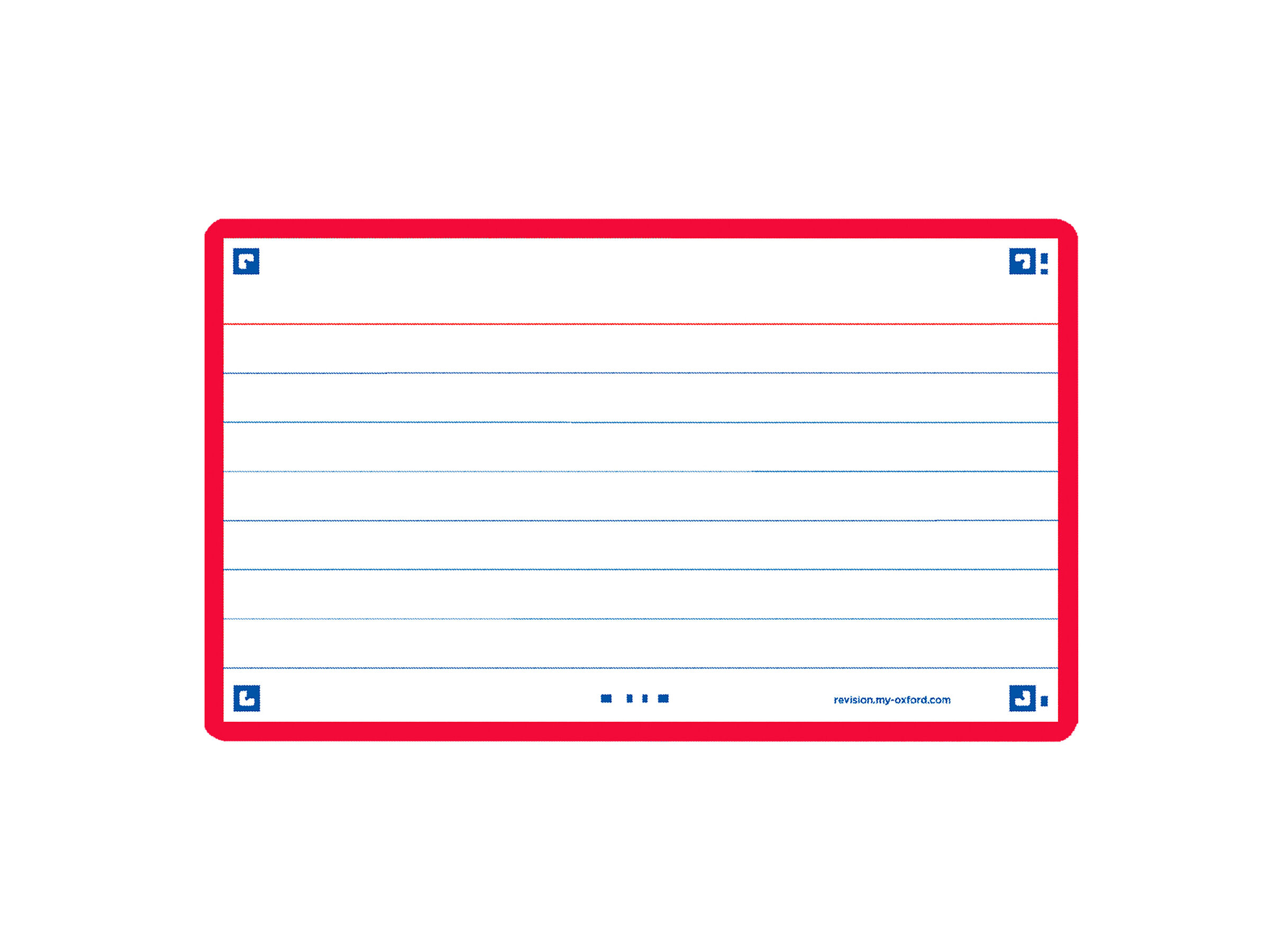 FLASHCARDS OXFORD 2.0 A7 VERMELHO 30 FOLHAS image number 1
