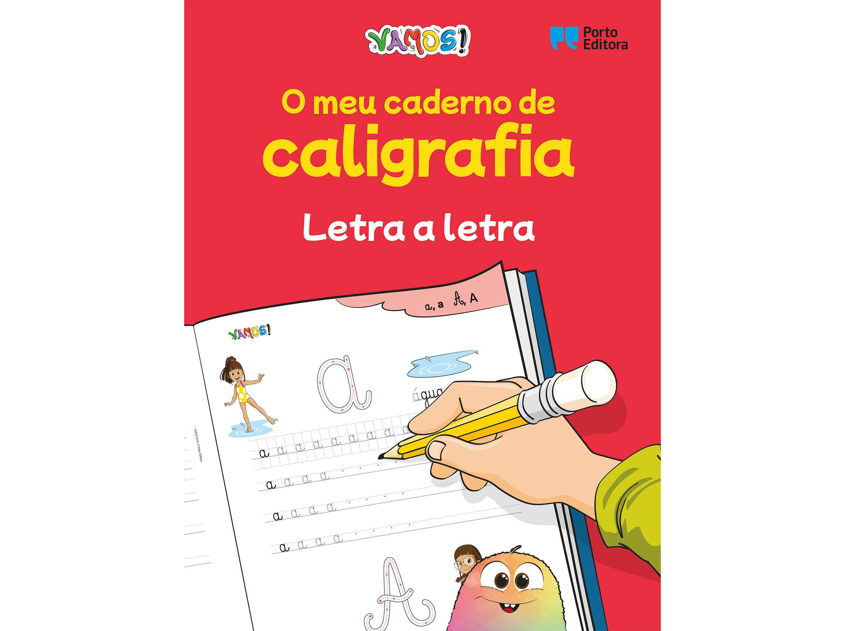 LIVRO VAMOS! - O MEU CADERNO DE CALIGRAFIA - LETRA A LETRA image number 0