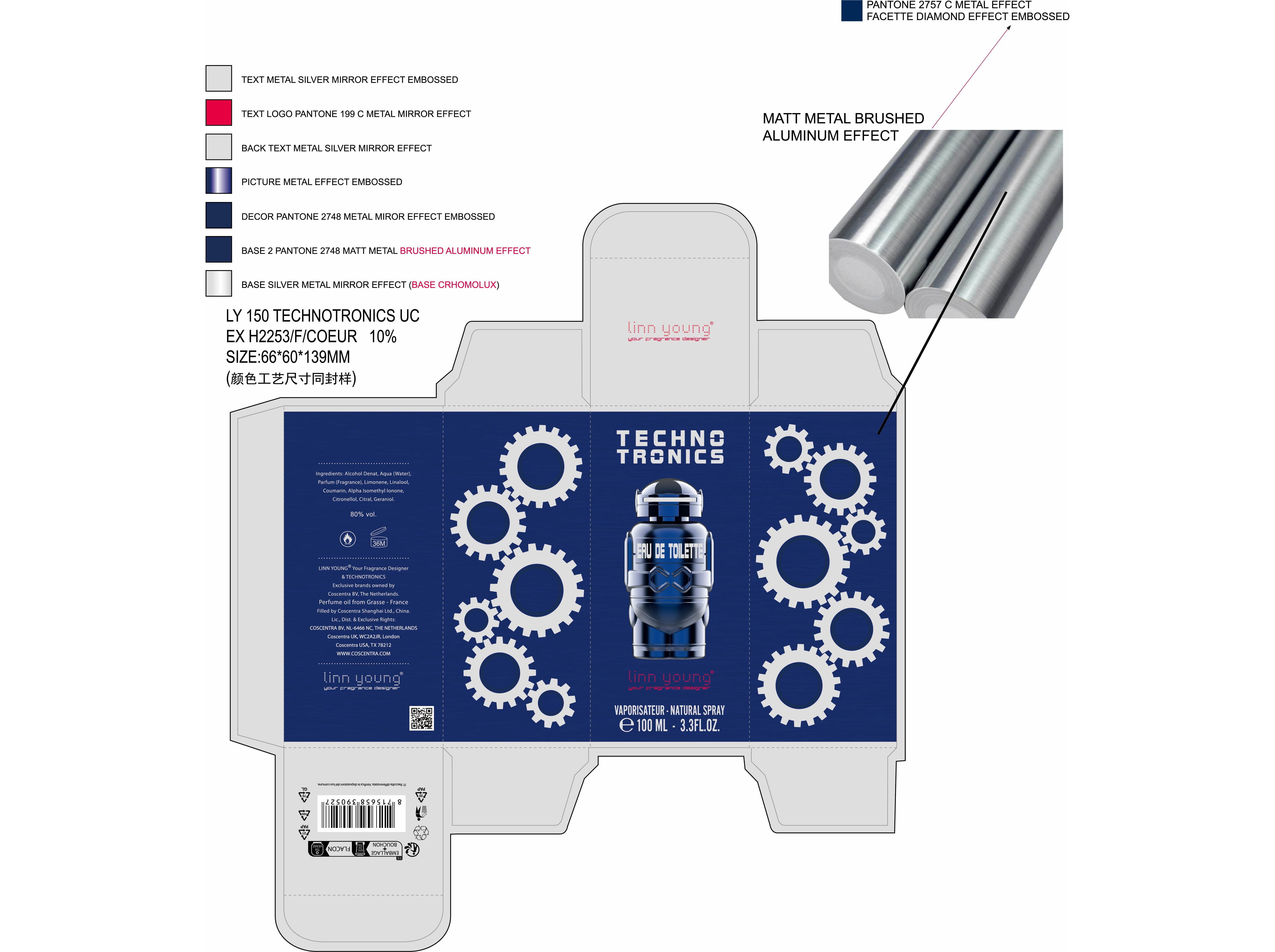 EAU DE TOILETTE LINN YOUNG TECHNOTRONICS 100 ML image number 1