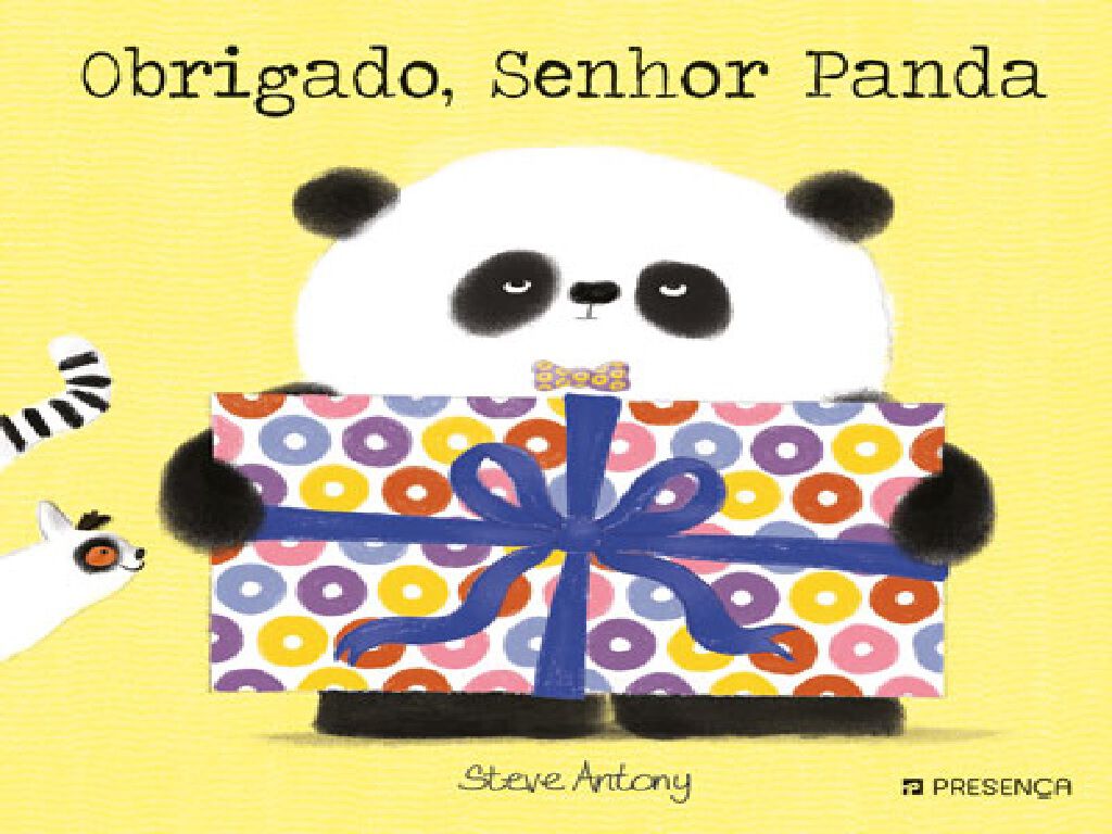 LIVRO OBRIGADO SENHOR PANDA STEVE ANTONY image number 1