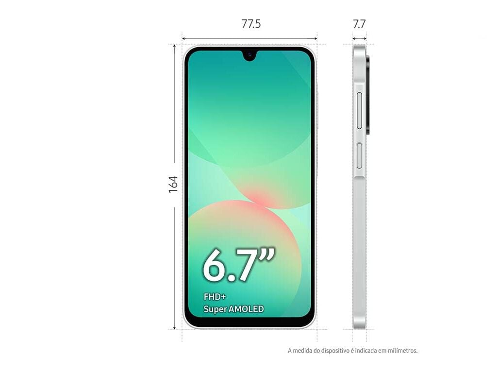 SMARTPHONE SAMSUNG GALAY A26 5G 256GB BRANCO image number 5