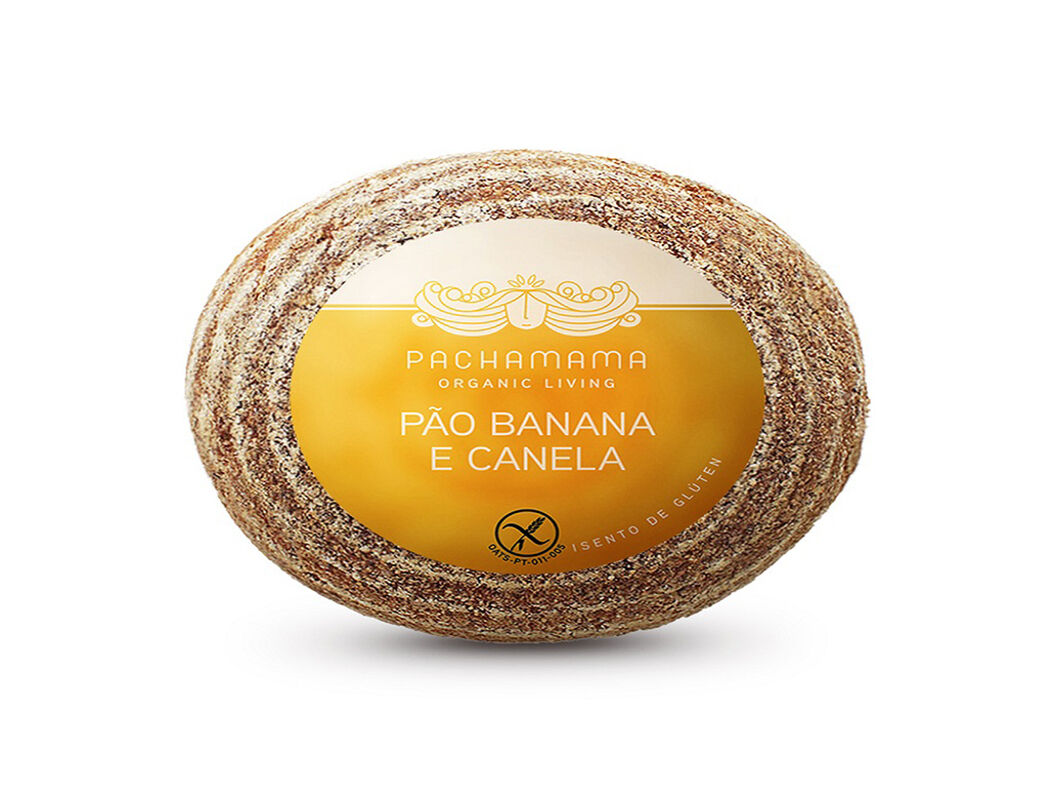 P&Atilde;O PACHAMAMA SEM GL&Uacute;TEN BANANA E CANELA 300G
