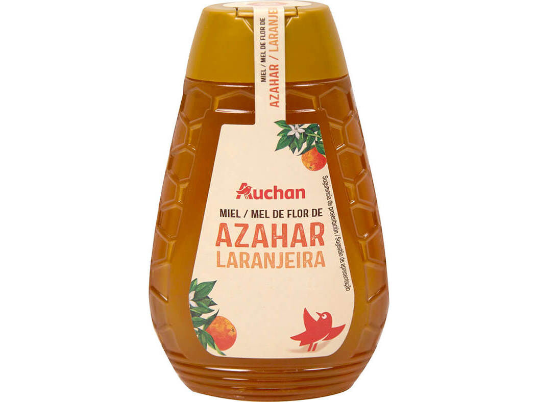 MEL FLOR DE LARANJEIRA AUCHAN TAMPA ANTI-GOTA 350G image number 0