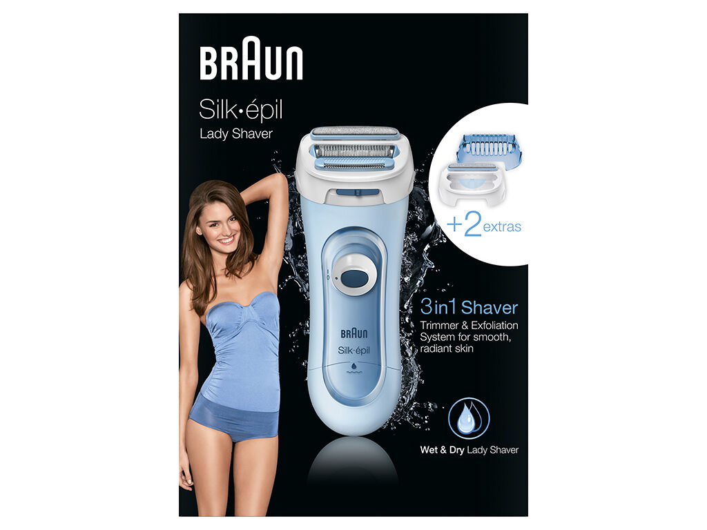 DEPILADORA DE CORTE BRAUN LS 5160 LADY SHAVER image number 1