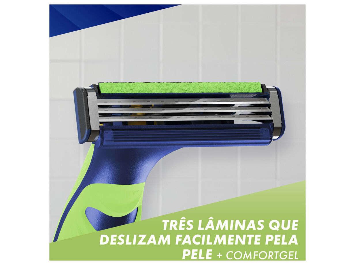 L&Acirc;MINAS DESCART&Aacute;VEIS GILLETTE SENSOR3 PLUS SENSITIVE 6+3UN image number 4