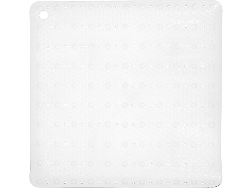 TAPETE ANTIDERRAPANTE AUCHAN ESSENCIAL PVC TRANSPARENTE 53X53CM