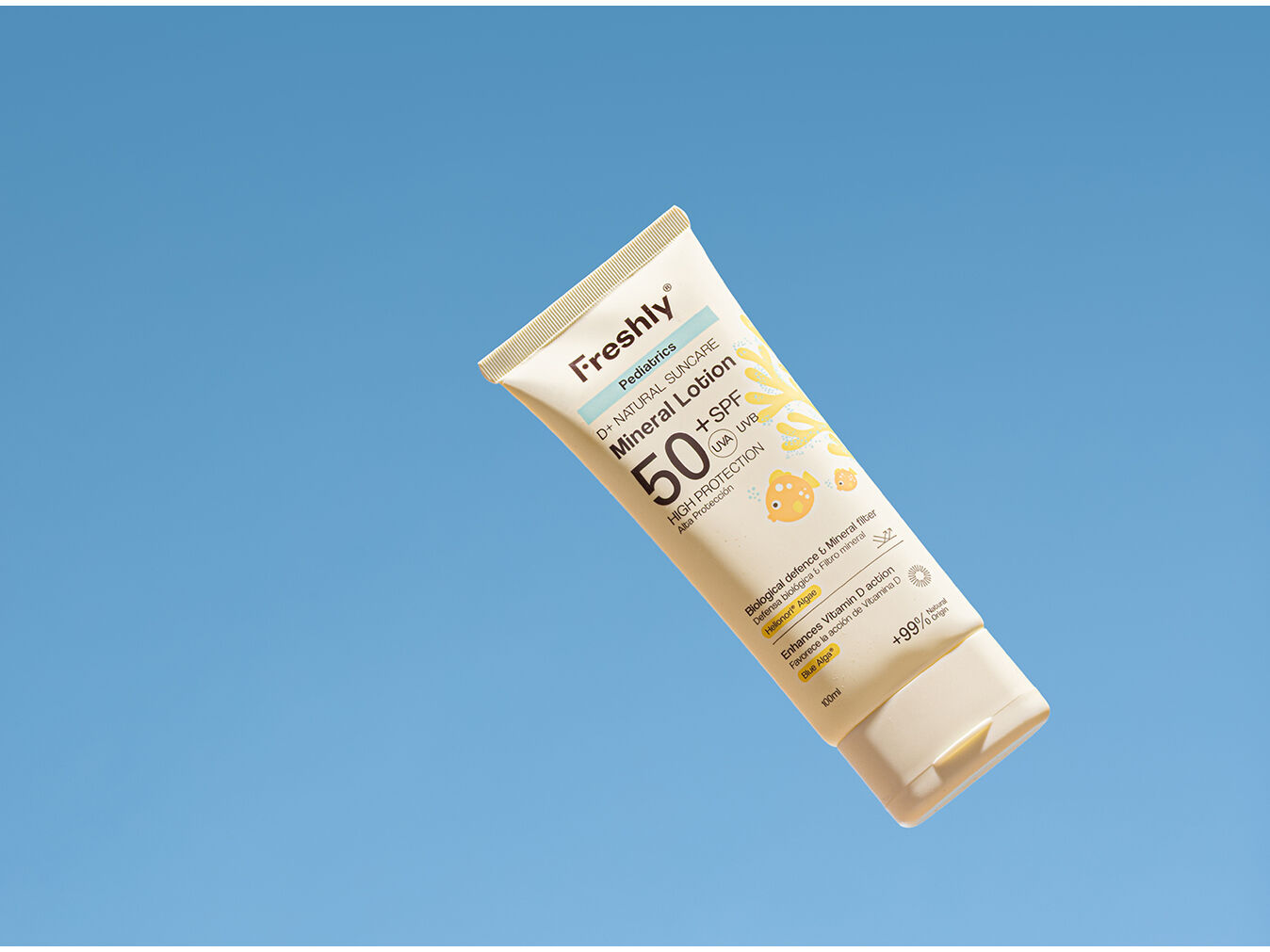 LO&Ccedil;&Atilde;OMINERAL FRESHLY D+NATURALPEDIATRICSPF50+ 100ML image number 1