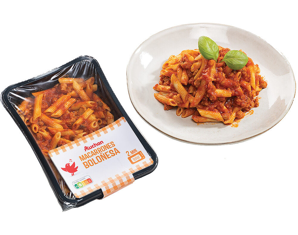 MACARR&Atilde;O &Agrave; BOLONHESA AUCHAN 280G