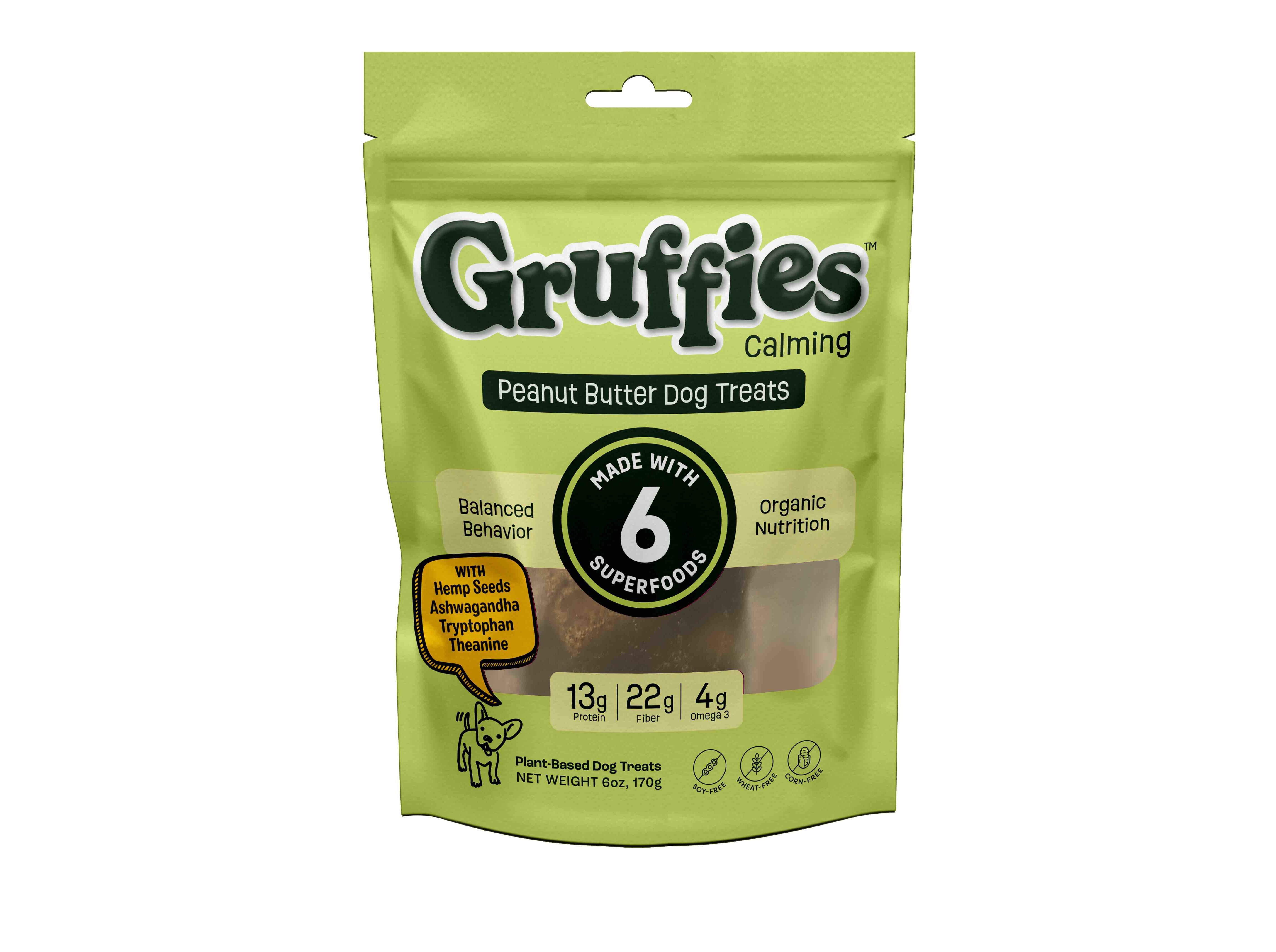 SNACK C&Atilde;O GRUFFIES RELAXANTE 170G image number 0