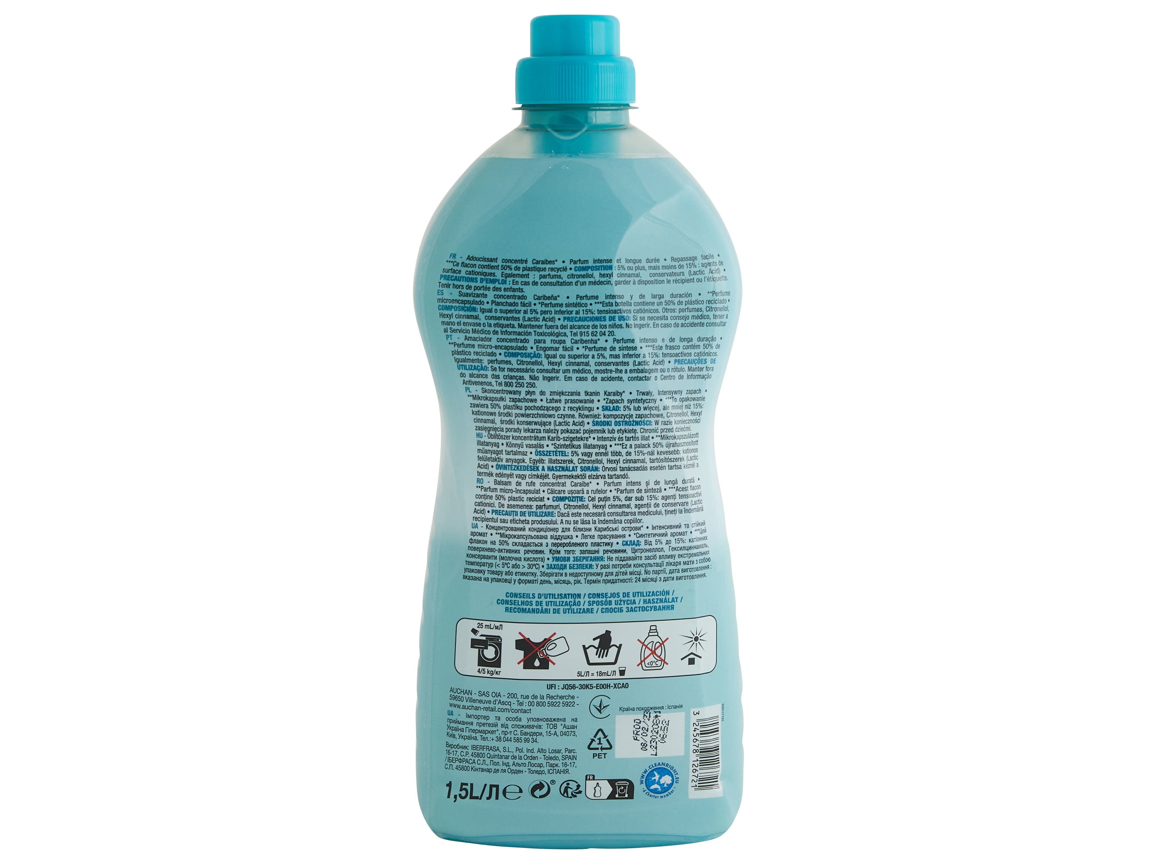 AMACIADOR CONCENTRADO AUCHAN CARA&Iacute;BAS 60 DOSES image number 2