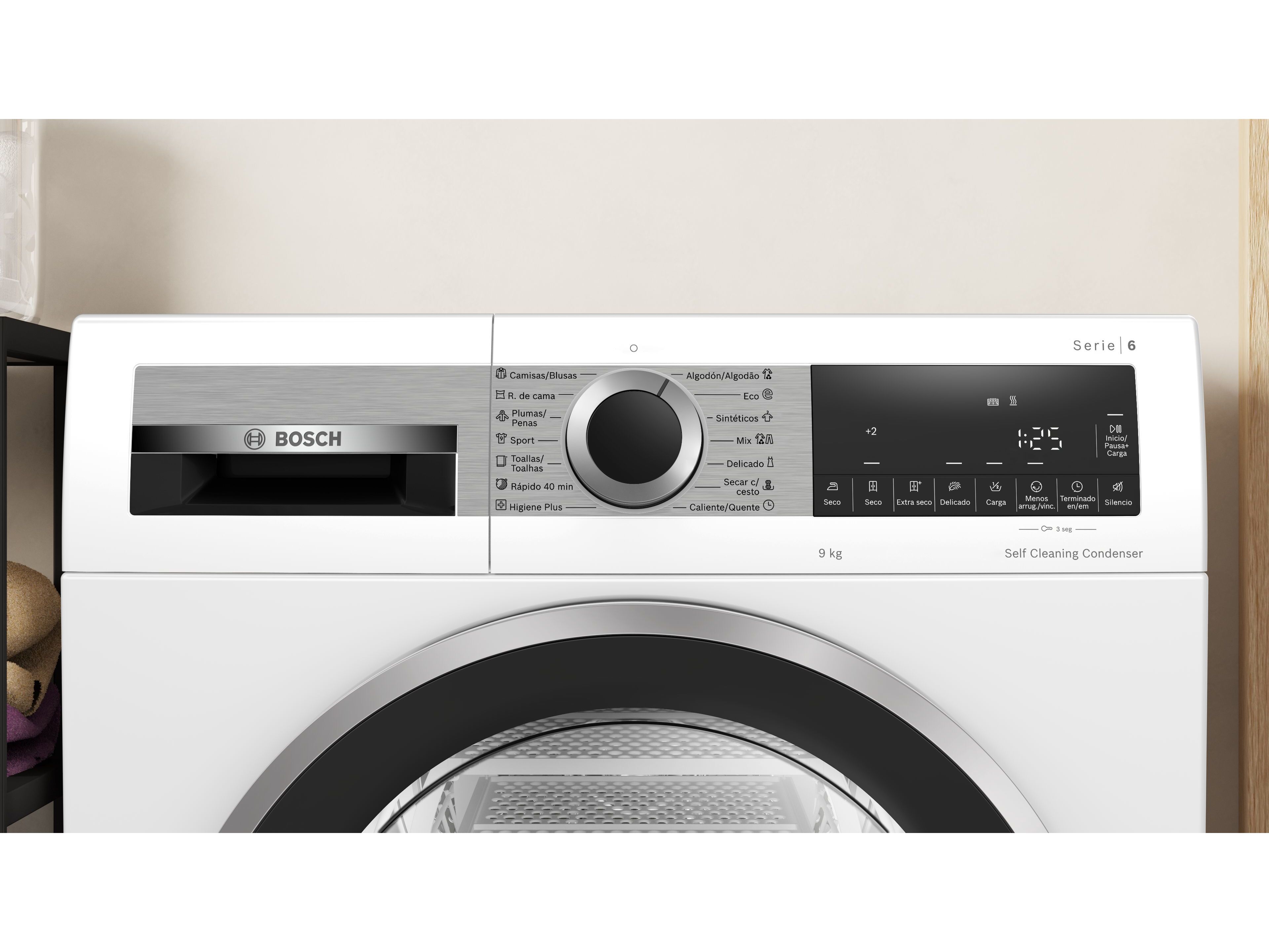 M&Aacute;QUINA SECAR ROUPA BOSCH WQG245D1ES BRANCO C 9KG image number 2