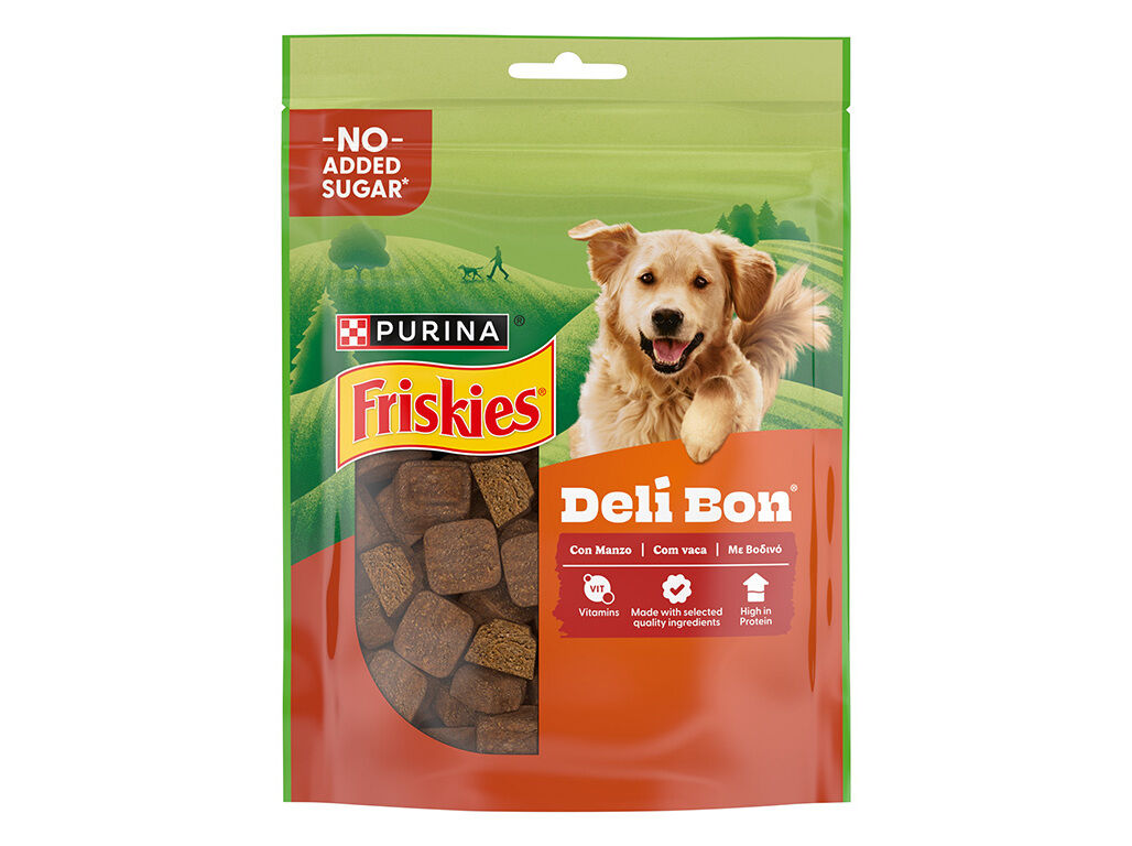 SNACKS C&Atilde;O FRISKIES DELIBON VACA 130G image number 1