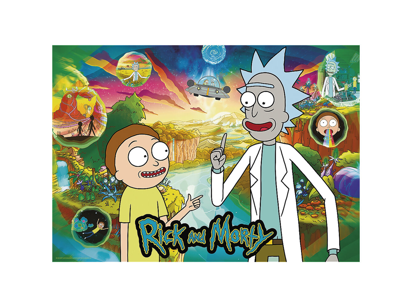 PUZZLE RICK&MORTY TREFL 1000 PE&Ccedil;AS image number 1