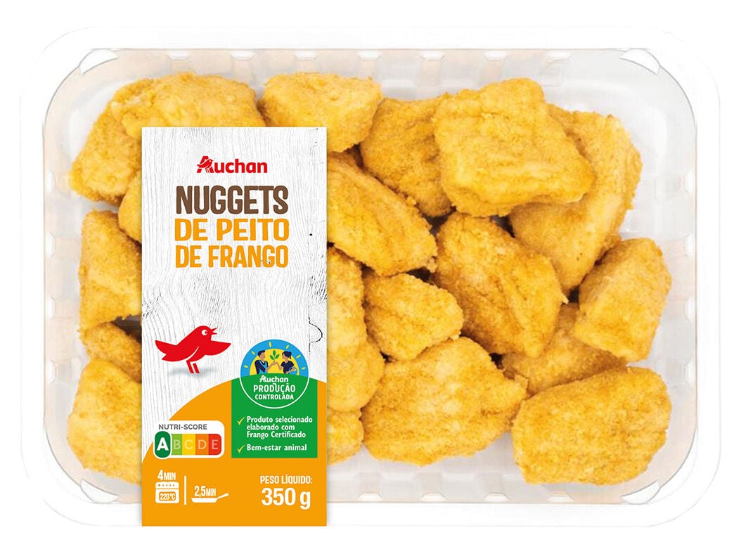 NUGGETS DE FRANGO AUCHAN CULTIVAMOS O BOM 350G
