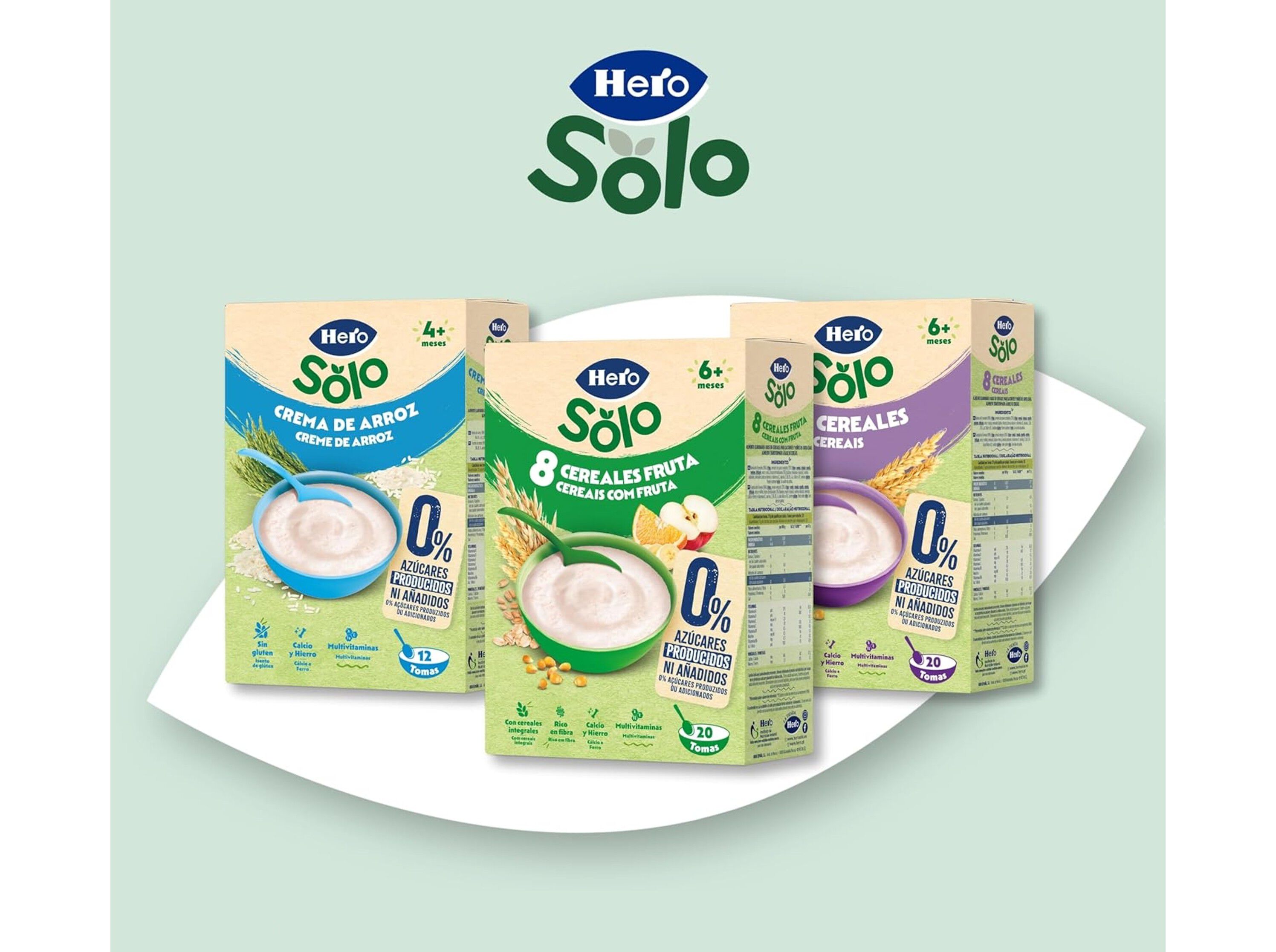 FARINHA N&Atilde;O L&Aacute;CTEA HERO SOLO 8 CEREAIS E FRUTOS 340G image number 2