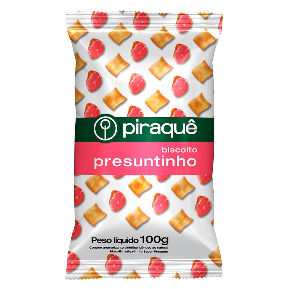 BISCOITO PRESUNTINHO PIRAQU&Ecirc; 100G