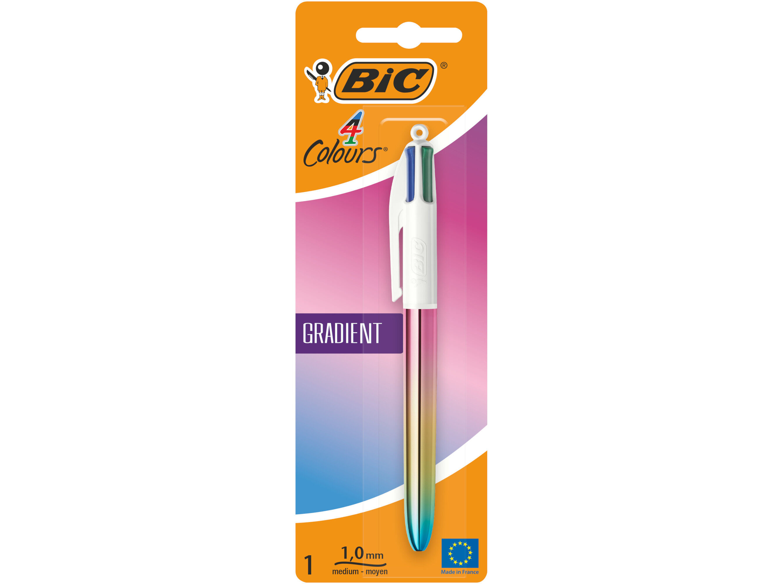 ESFEROGR&Aacute;FICAS BIC 4 CORES GRADIENT MODELOS SORTIDOS