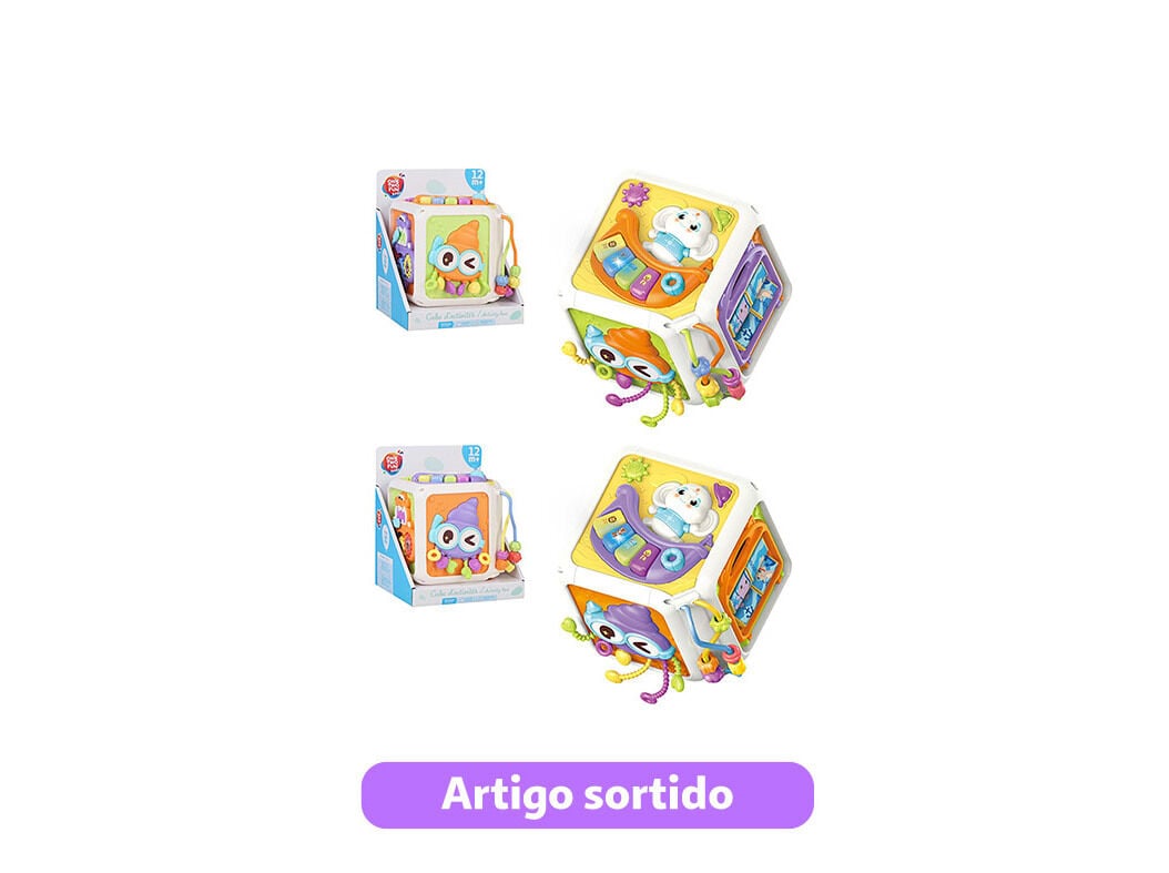 CAIXA DE ATIVIDADES ONE TWO FUN CORES SORTIDAS image number 0