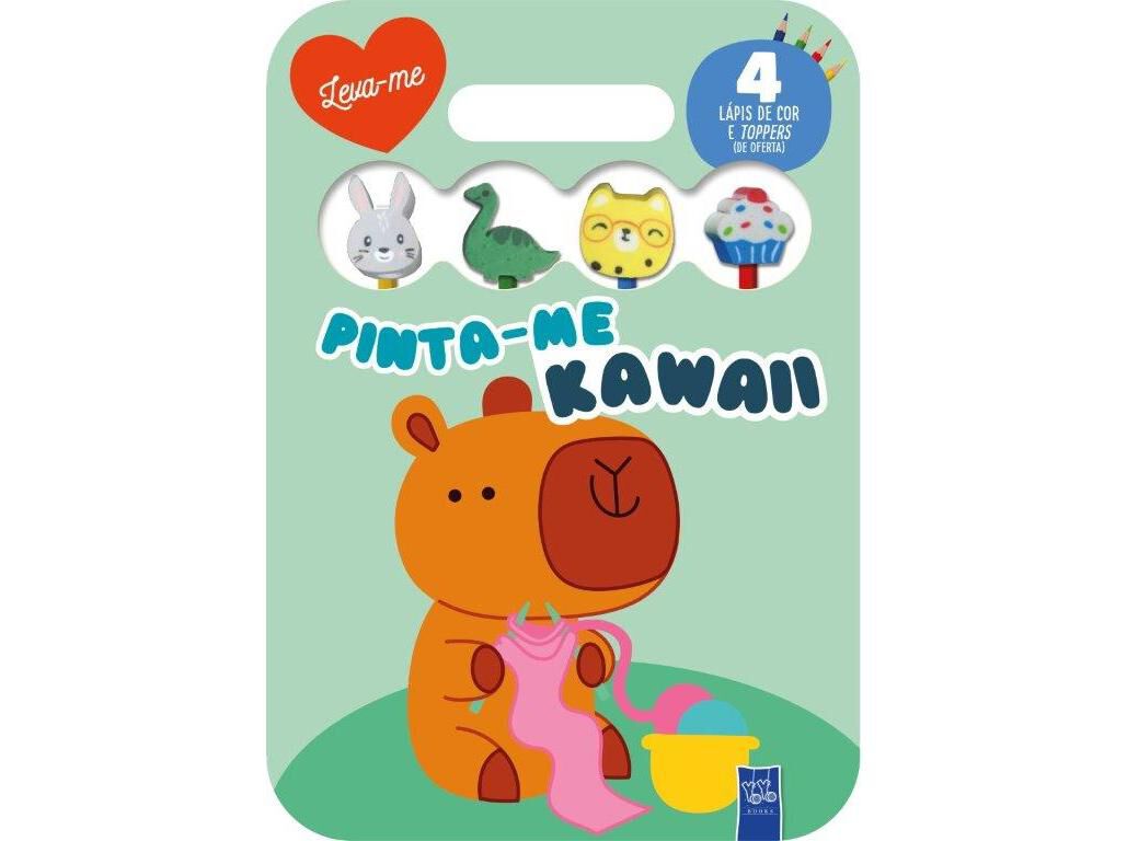 LIVRO LEVA-ME PINTA-ME KAWAII image number 0