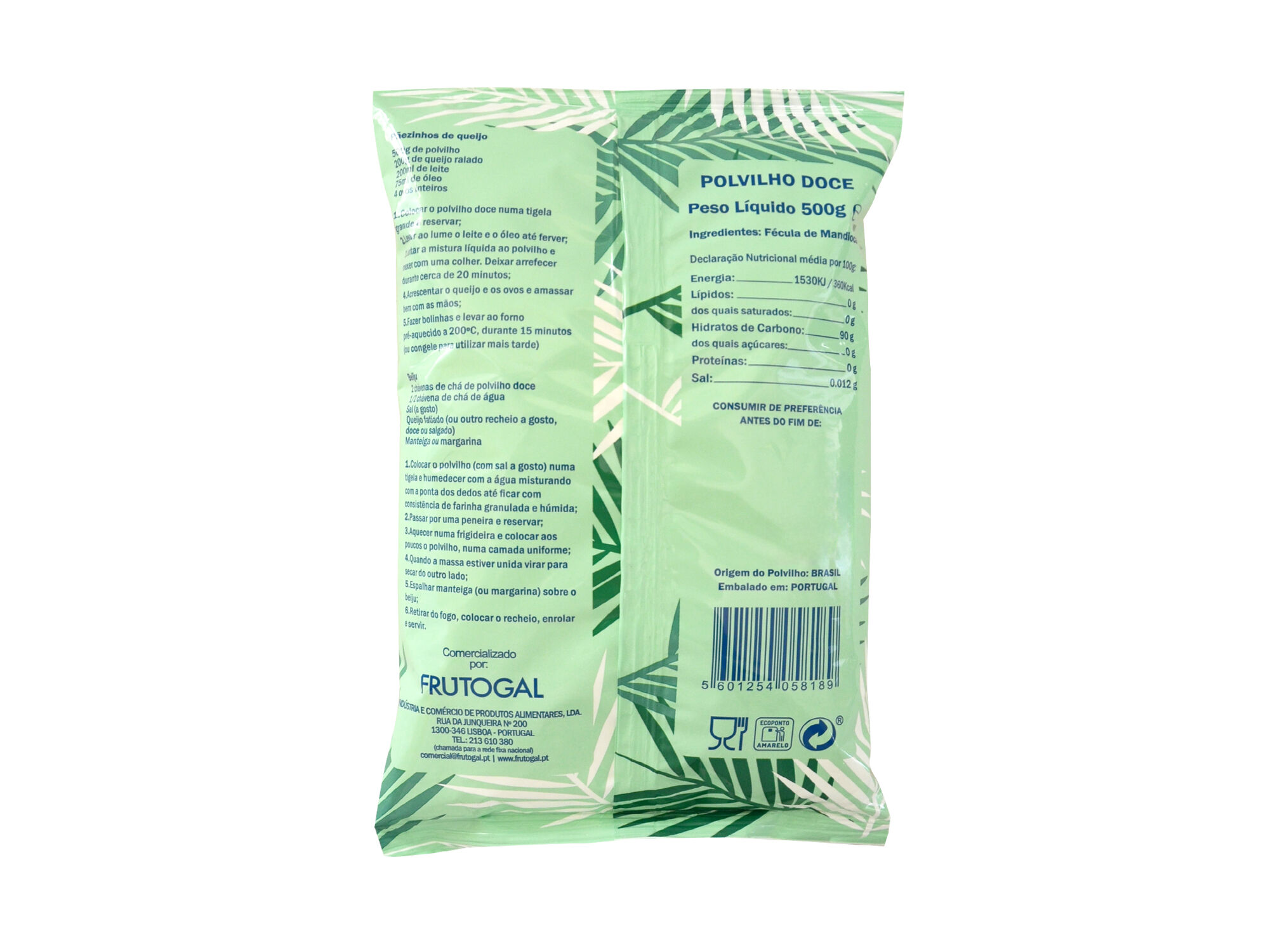 POLVILHO DOCE CIMARROM 500G image number 1