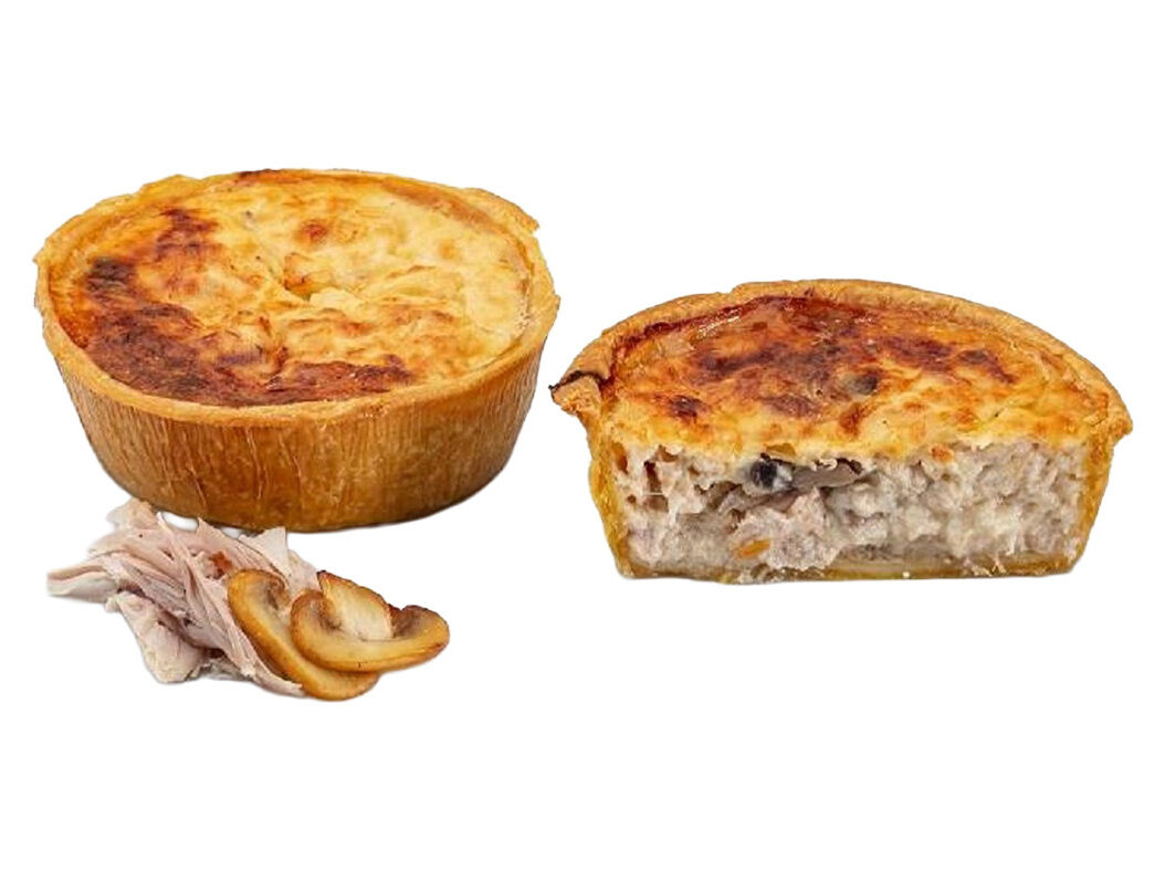 QUICHE GALINHA E COGUMELOS UN