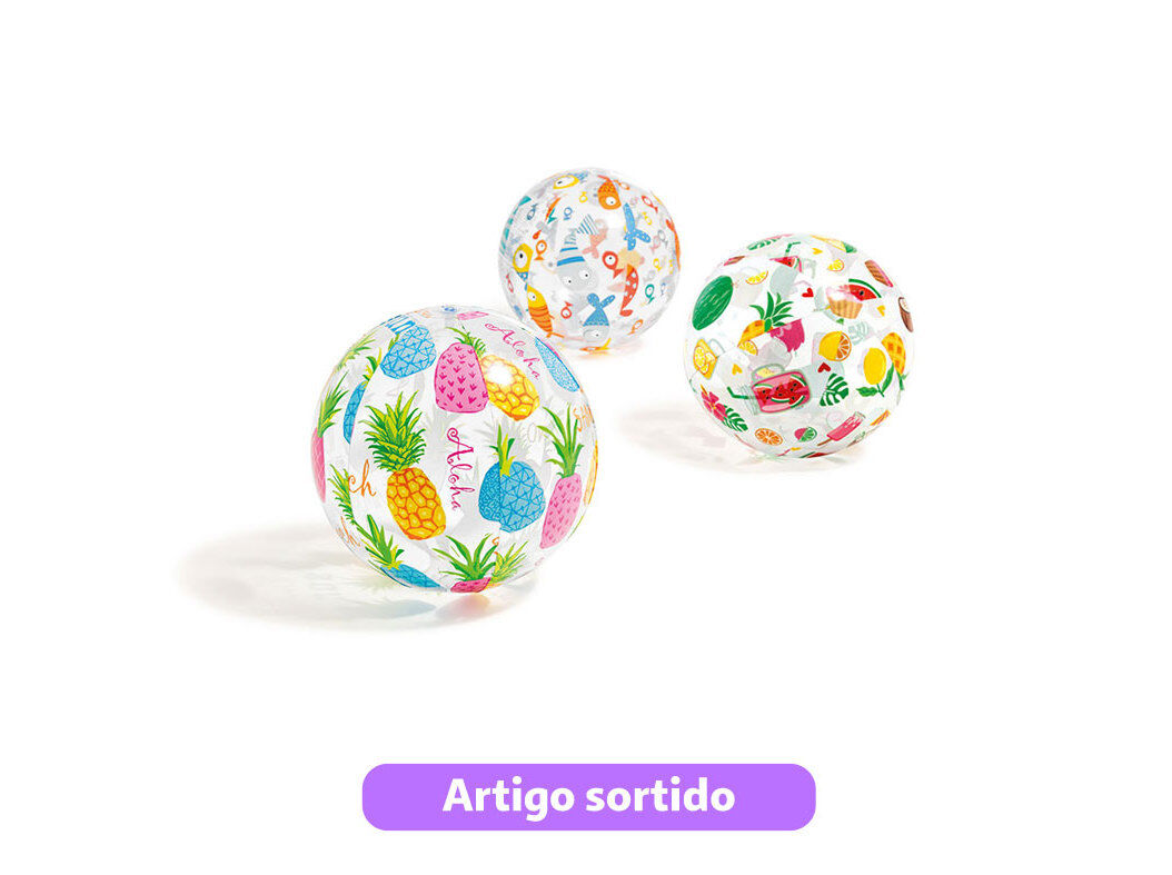 BOLA DE PRAIA INTEX MODELOS SORTIDOS