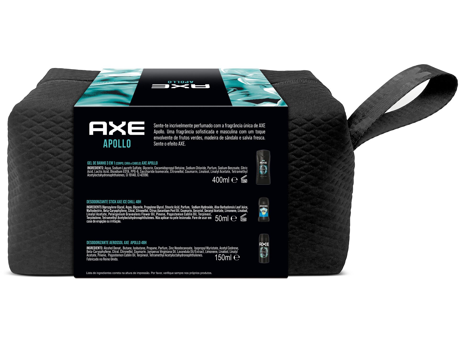 CONJUNTO AXE APOLLO BOLSA image number 1