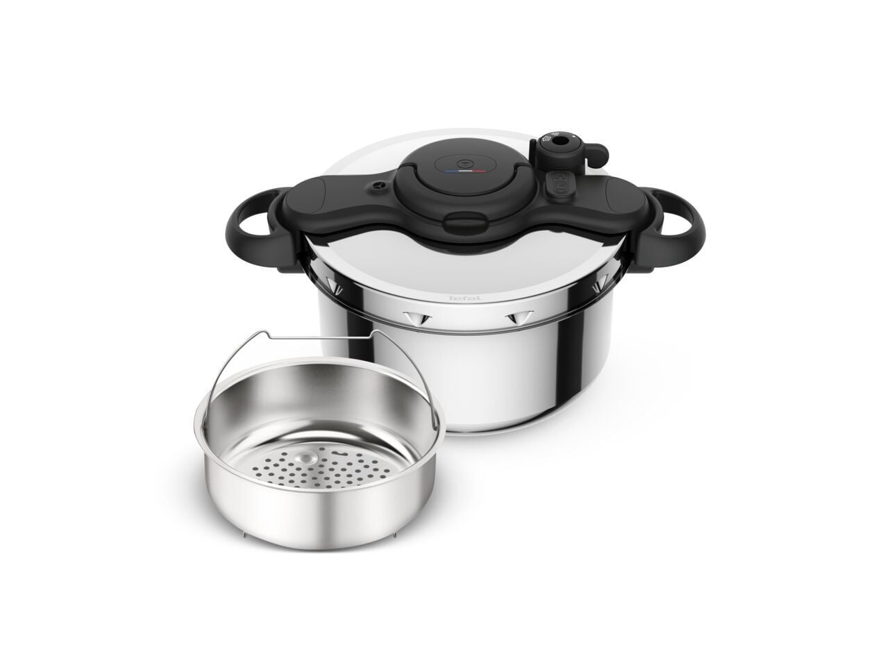 PANELA DE PRESS&Atilde;O TEFAL EM INOX 6 L