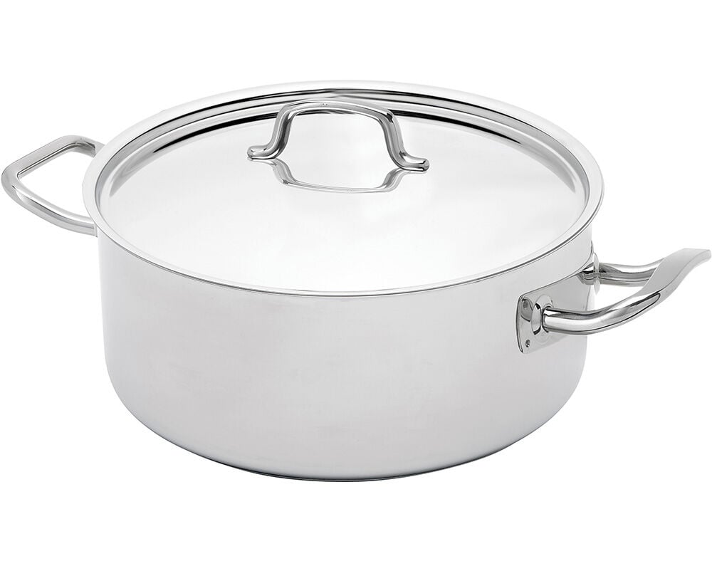 CA&Ccedil;AROLA COM ASA TEJO SILAMPOS INOX 34CM image number 0