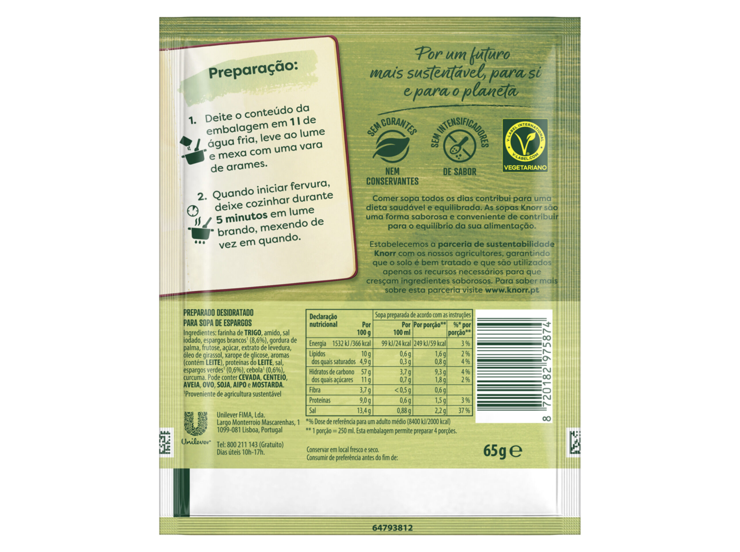 SOPA DE ESPARGOS KNORR 65GR image number 1