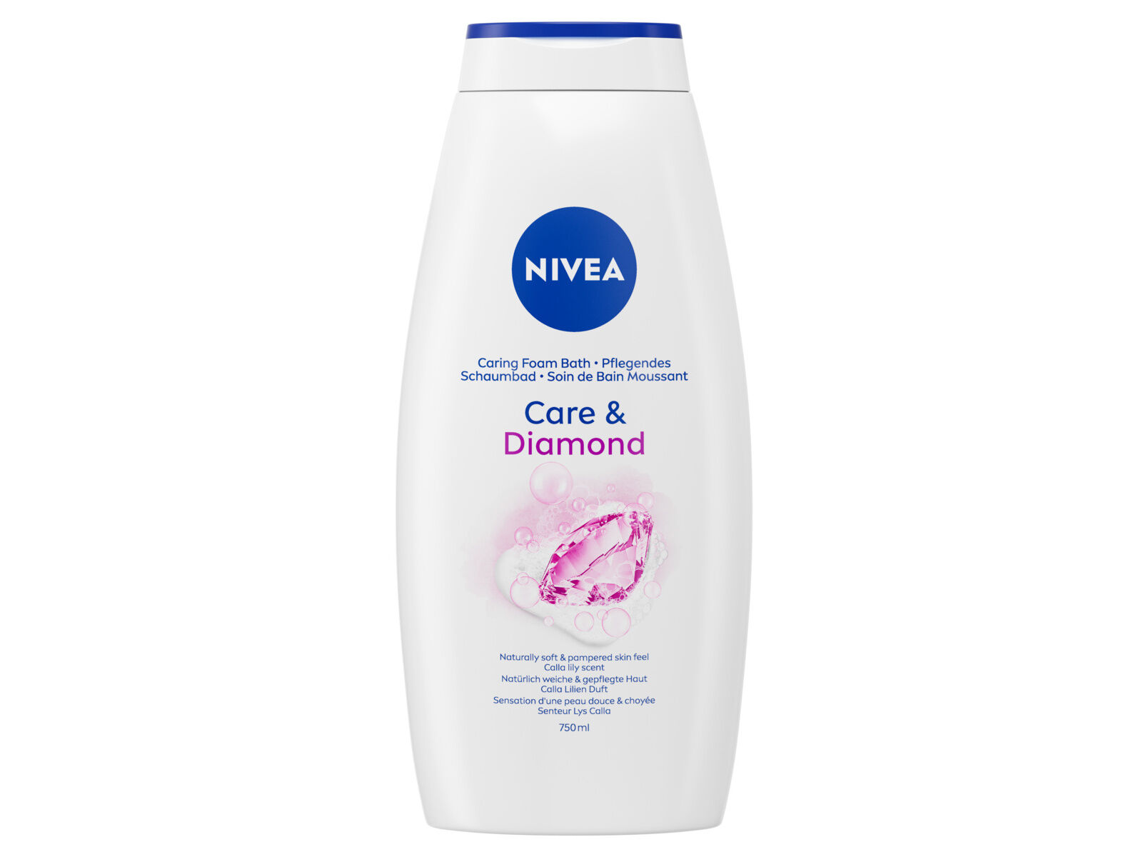 GEL DE BANHO NIVEA CARE & DIAMOND 750ML image number 0