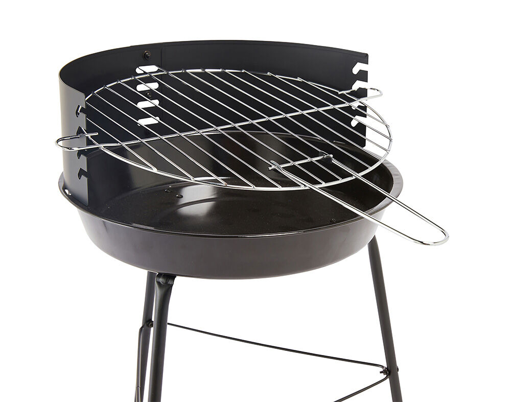 BARBECUE A CARV&Atilde;O GARDENSTAR PRETO 30X33CM image number 1