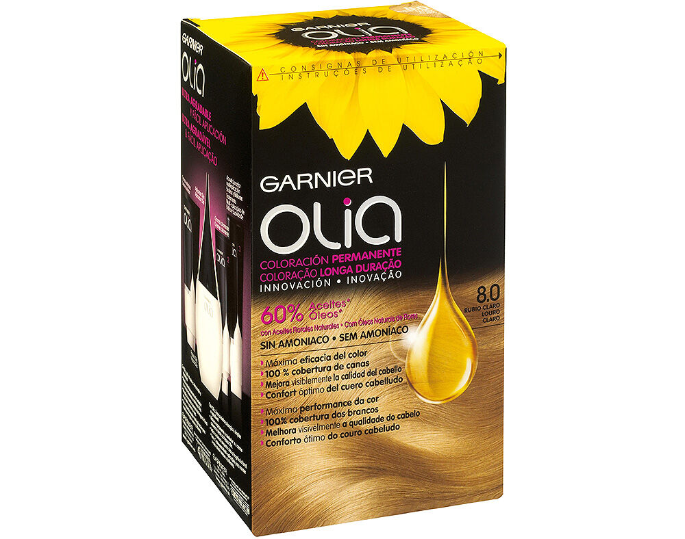COLORA&Ccedil;&Atilde;O OLIA GARNIER LOURO CLARO 8.0 image number 0