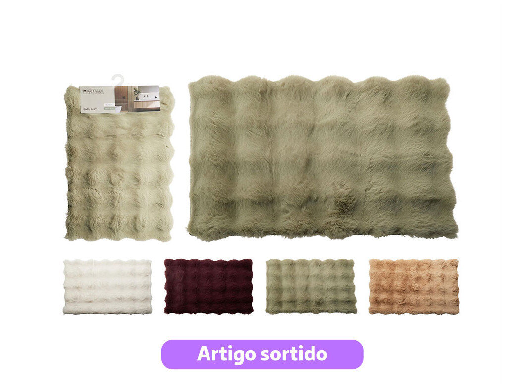 TAPETE WC BATH SOLUT 60X40CM CORES SORTIDAS image number 0