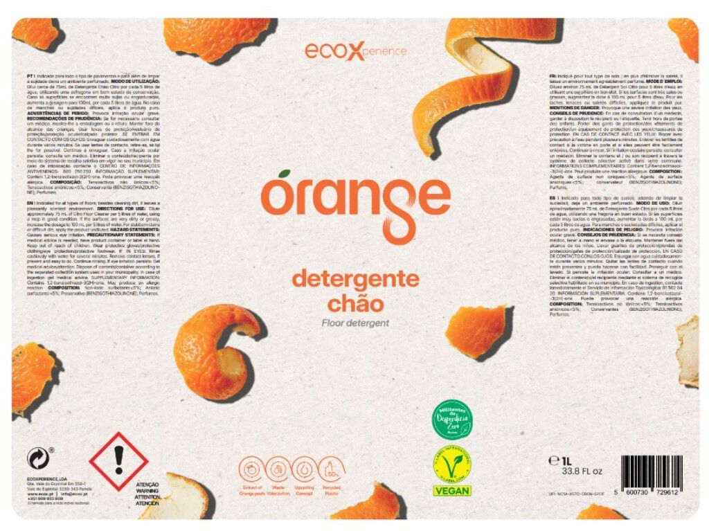 LAVA TUDO ECOX ORANGE 1L image number 1