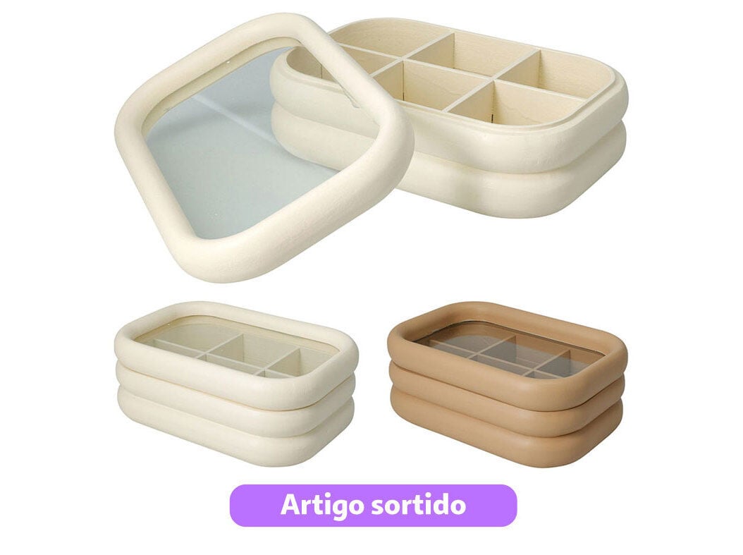 CAIXA CH&Aacute; 23.5X15.5X9CM CORES SORTIDAS