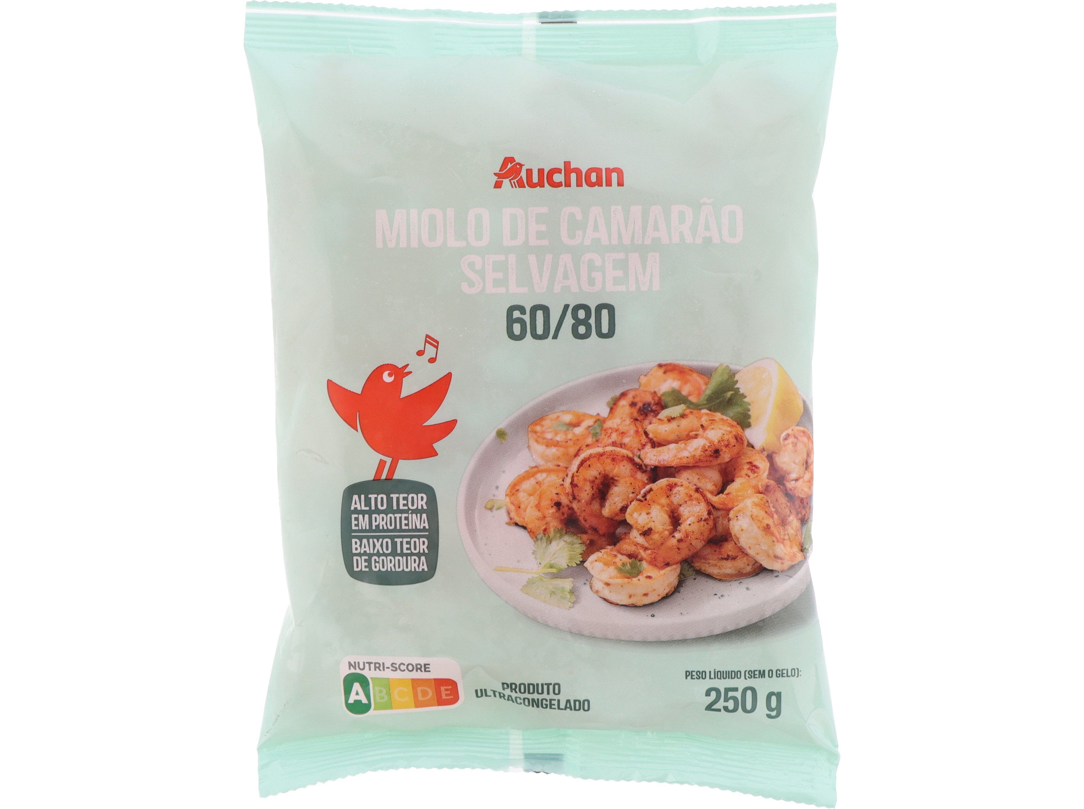MIOLO DE CAMAR&Atilde;O AUCHAN SELVAGEM 60/80 250G