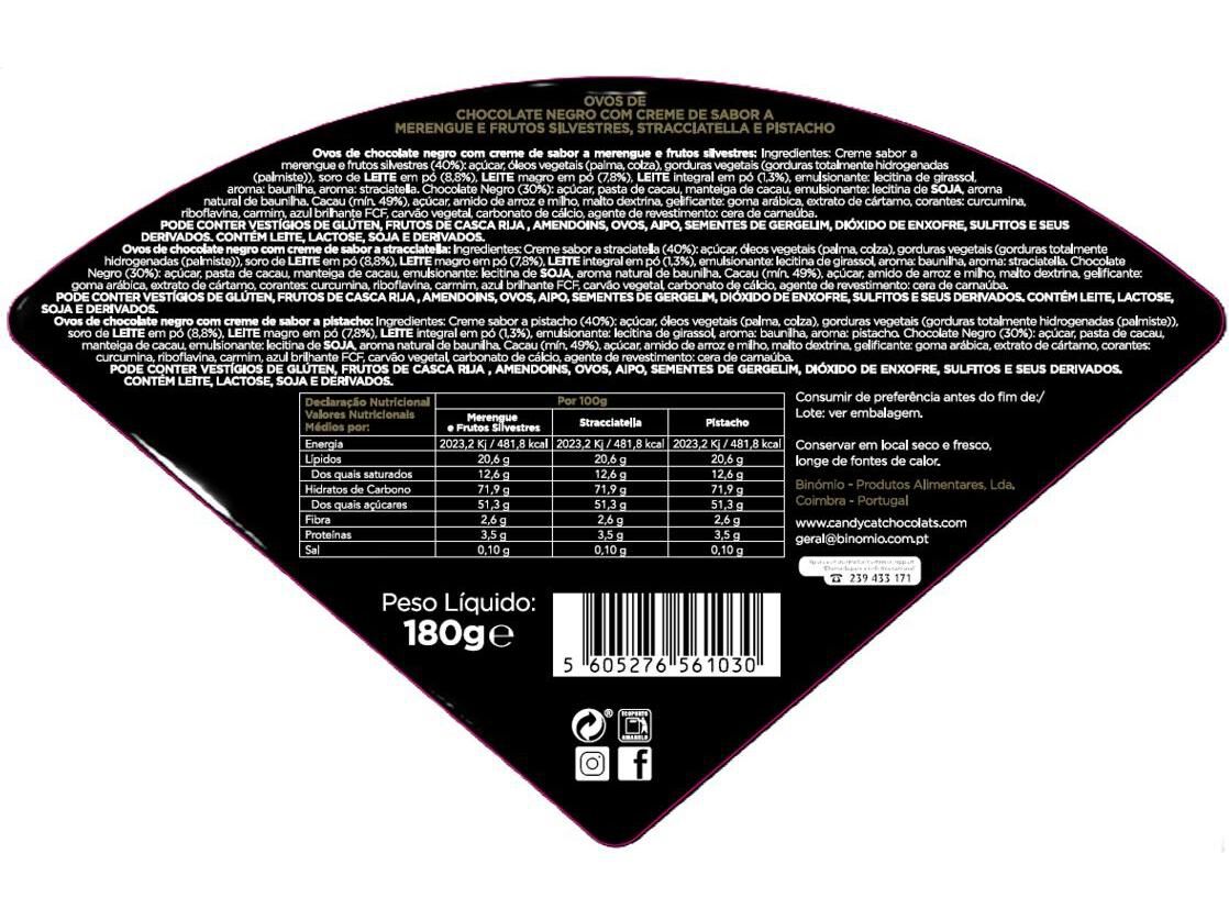 OVINHOS CANDYCAT CHOCO NEGRO ESPECIALIDADE 180G image number 1
