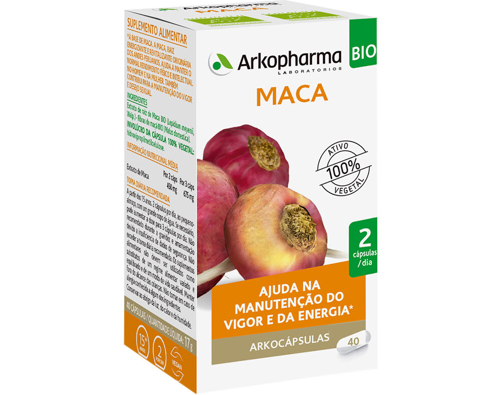 SUPLEMENTO ARKOCAPSULAS MACA BIO 40CAPS