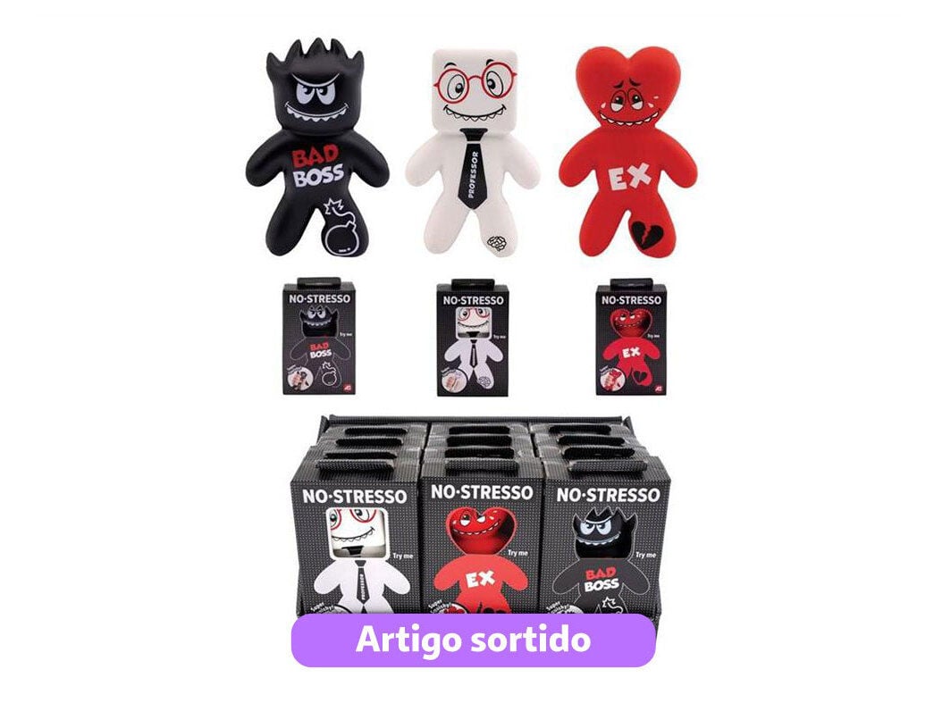 FIGURA SQUISHY NO STRESSO MODELOS SORTIDOS