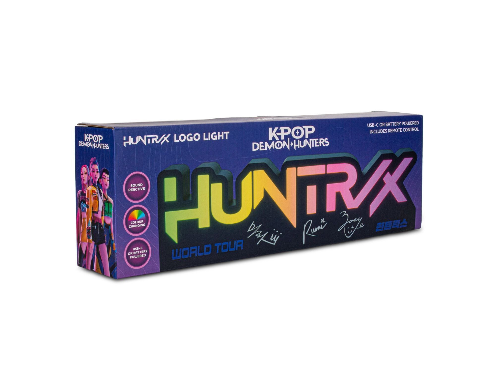 CANDEEIRO MULTICOLOR K-POP DEMON HUNTERS LOGO image number 1