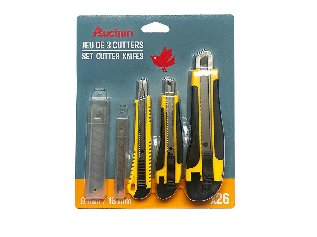 CONJ 3 X-ACTOS AUCHAN 23 L&Acirc;MINAS image number 0