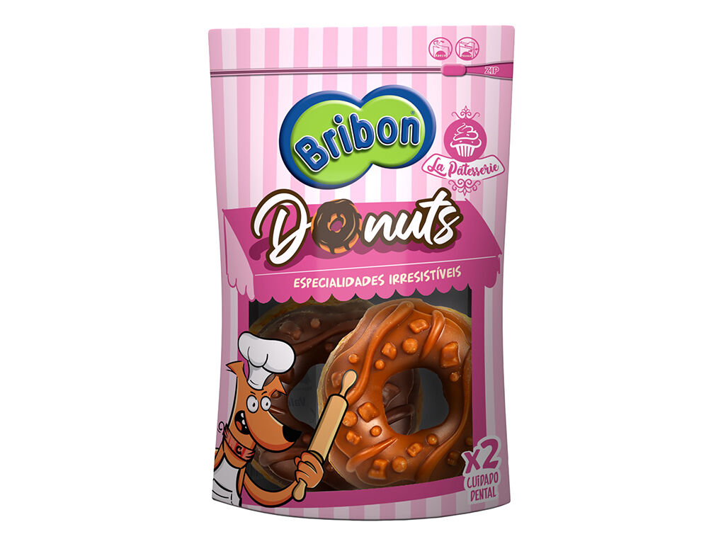 SNACK PARA C&Atilde;O BRIBON LA P&Acirc;TISSERIE DONUTS 2UN image number 0